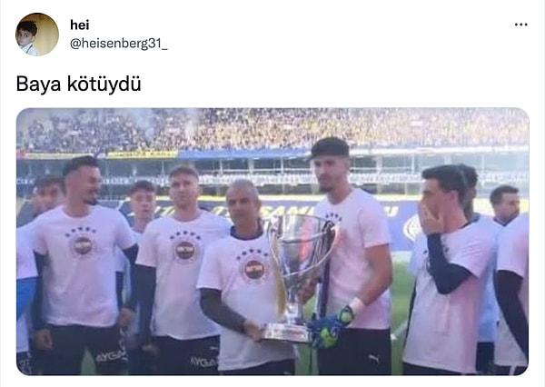 1. Fenerbahçeliler de bu tweete içlerini döktüler...