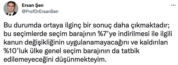 %7 barajı uygulanmayacak.