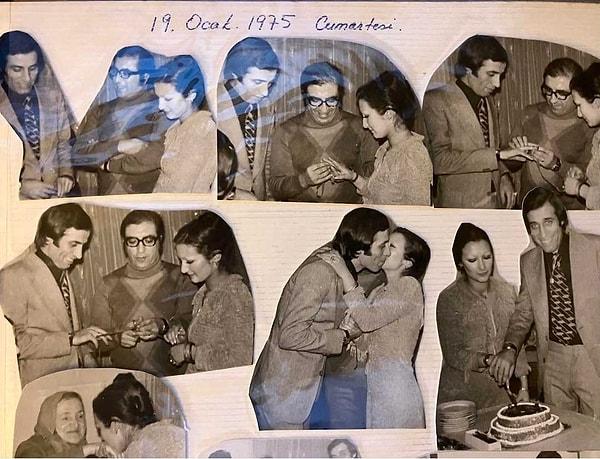 Gül Sunal'ın albümünde bulunan bu nostaljik nişan fotoğrafları ise görenleri duygulandırdı. Kemal Sunal ve Gül Sunal çifti, aile arasında samimi bir nişan töreni yapmayı tercih etmişlerdi.