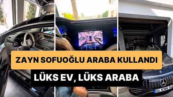 Kenan Sofuoğlu'nun 3 Yaşındaki Oğlu Zayn, Lüks Evlerinde Tek Başına Babasının Lüks Arabasını Kullandı