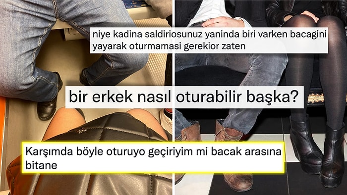 Metroda Bacaklarını Açarak Oturan Adamın Fotoğrafını "Vurayım mı?" Diyerek Paylaşan Kadın Tartışma Yarattı!