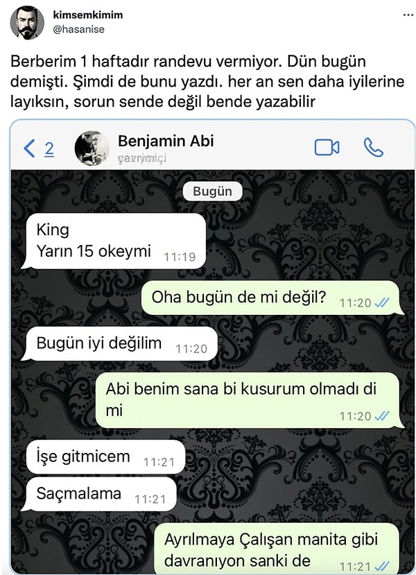 13. Severek ayrılın bence.