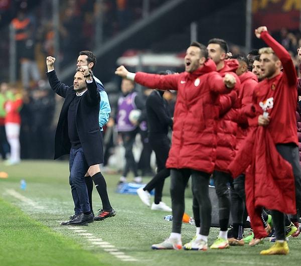 Alınan bu sonuçlarla teknik direktör Okan Buruk, Galatasaray'ın başında Süper Lig'de bir sezonda üst üste 9. kez kazanan üçüncü teknik direktör olarak tarihe geçti.