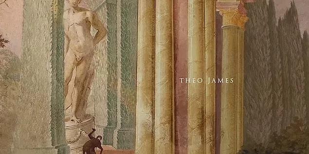 23. Theo James' name appears when a sculpted classical sculpture is seen on the screen.