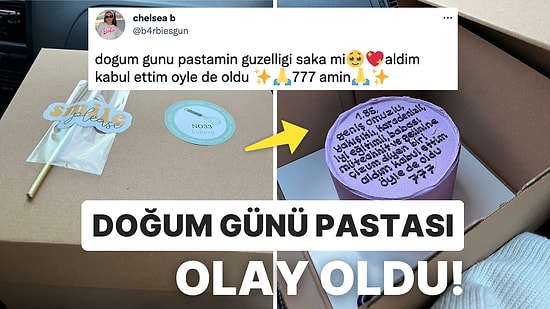 Doğum Günü Pastasının Üzerine İstediği Koca Adayının Tarifini Yazdıran Kıza Gelen Birbirinden Komik Yorumlar