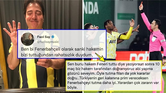 Fanatik Fenerbahçeli Fazıl Say 'Hakemin Bizi Tuttuğundan Rahatsızlık Duydum' Dedi, Sosyal Medya Yıkıldı