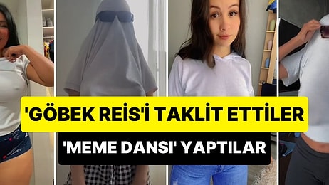 Beyaz Tişörtüyle 'Skibidi Dop' Şarkısında Dans Eden Göbek Reisi Taklit Eden Kadınlardan 'Meme Dansı' Akımı