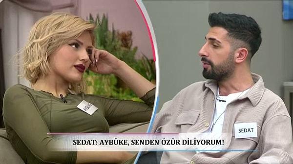 Yine de sosyal medyada 'AySed' etiketi ile paylaşımlar devam ediyordu. Aybüke ise Sedat ile ilgili konuşmayı bırakmamıştı.