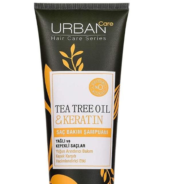 17. Urban Care - Tea Tree Oil & Keratin Saç Bakım Şampuanı
