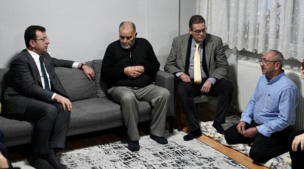 İstanbul Büyükşehir Belediye Başkanı Ekrem İmamoğlu, dün Bursa'da, Ateş ailesine taziye ziyaretinde bulunmuştu.