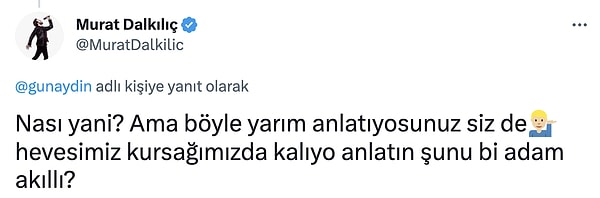 Ardından da Merve Boluğur'dan konuyla ilgili bir cevap geldi! Murat Dalkılıç Günaydın'ın haberine şu şekilde bir cevap verdi.