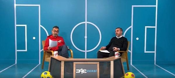 Futbol içerikleri üreten 343 Digital isimli YouTube kanalında yayın yapan gazeteci Ahmet Ercanlar'ın koltuktaki pozisyonunu değiştirdiği sırada ortaya gizemli bir ses çıktı.