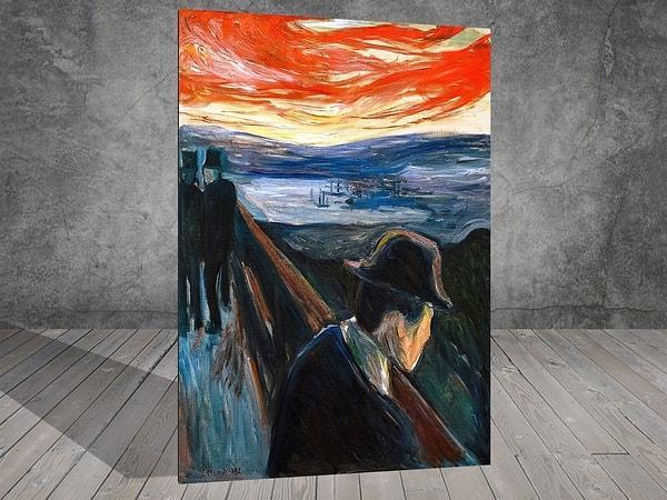 Munch'un bu duygularını yansıtmaya yönelik ilk girişimi aslında Çığlık değil Umutsuzluk (Despair).  Çığlık ile benzer kompozisyonu, karakterleri ve gökyüzü manzarası hemen dikkat çekiyor.