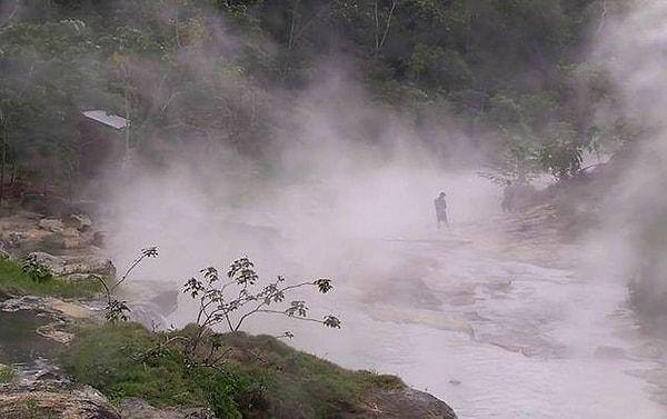 3. The boiling river.