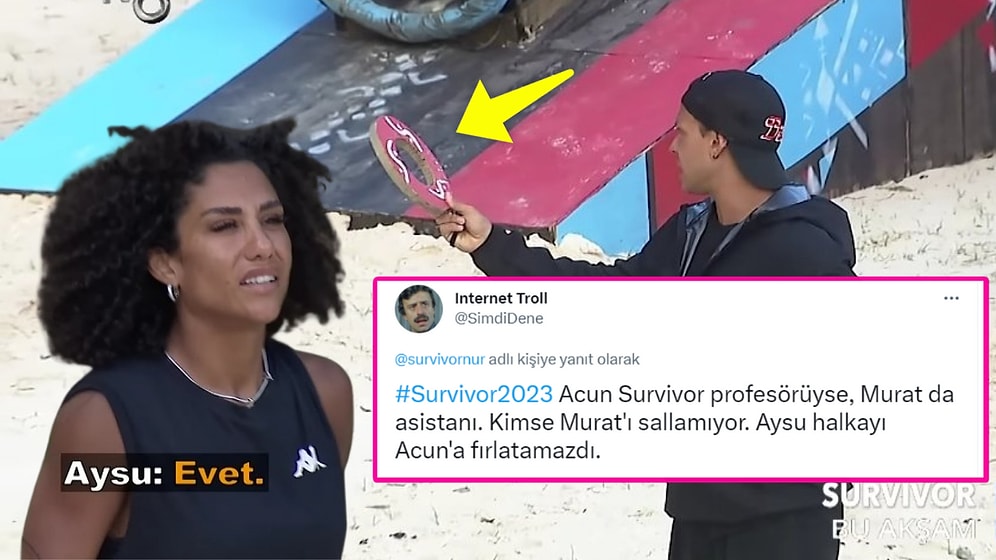 Survivor 2023'te Aysu Keskin'in Murat Ceylan'a Halka Atması Tepkileri Topladı "Aysu Keskin Özür Dilesin"