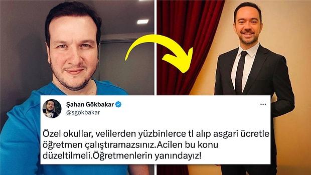 Kaan Sekban'ın Özel Sektörde 'Asgari Ücretli Öğretmen' İsyanına Şahan Gökbakar'dan Tam Destek Geldi!