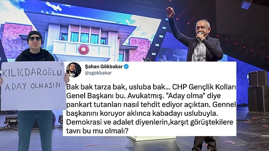 CHP'li Killik'in, Parti Önünde 'Kılıçdaroğlu Aday Olmasın' Pankartı Açan Gence Tepkisi Tartışma Yarattı