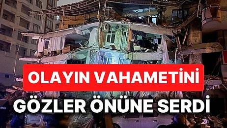 Kahramanmaraş'ta Meydana Gelen Depremin Etkisini Olay Yerinden Aktaran Gazeteci, Gözyaşlarına Hâkim Olamadı