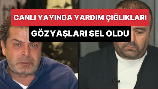 Hatay Antakya'dan Yardım Çığlıkları Atan Vatandaşı Dinleyen Cüneyt Özdemir Canlı Yayında Gözyaşlarına Boğuldu