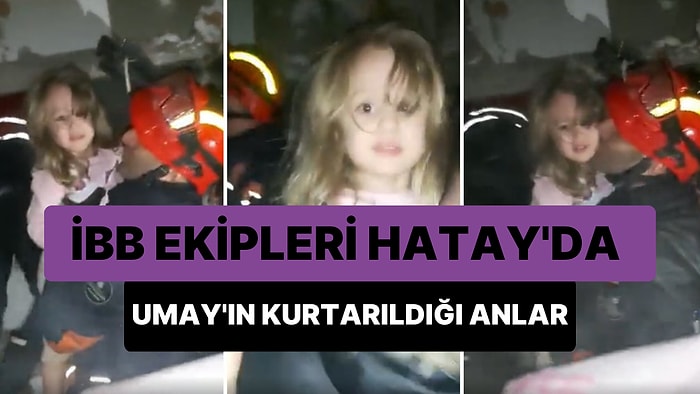 Ekrem İmamoğlu, Hatay'da Küçük Umay'ın Enkaz Altından Kurtarıldığı Anları Paylaştı