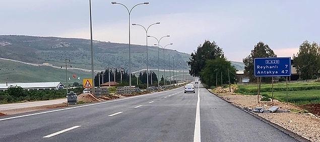 The before of the Reyhanli road.