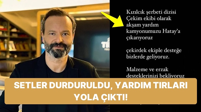 TIMS&B ve Ay Yapım Başta Olmak Üzere Dizi Sektöründen Deprem Bölgelerine Ayakta Alkışlanacak Yardım!