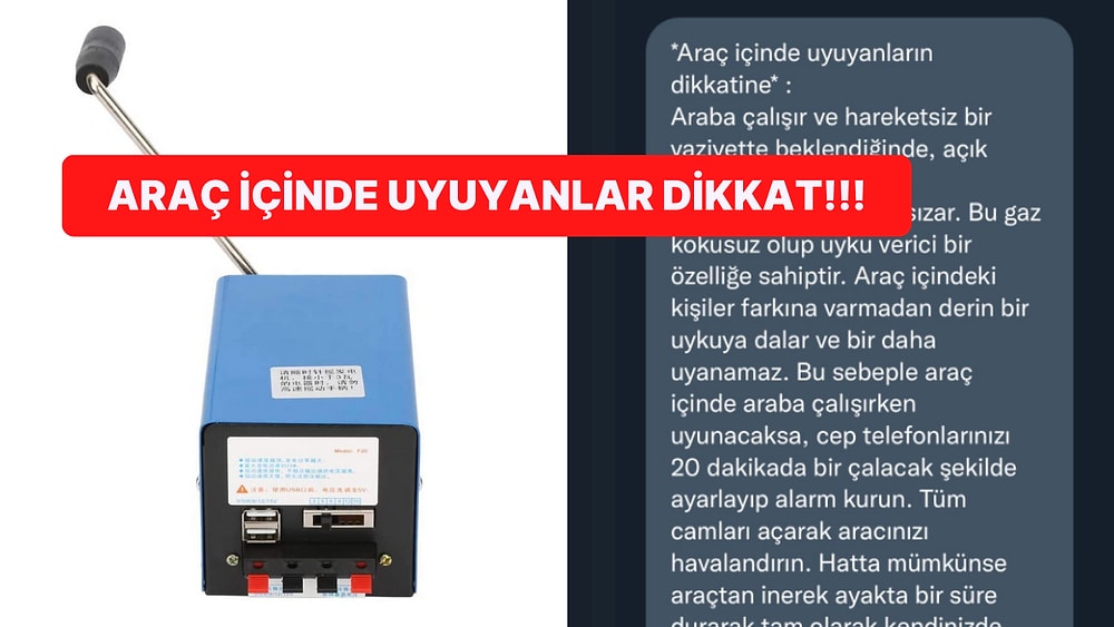 Arabada Uyuyanlar Bilmeli! Depreme Hazır Olmak İçin Arabada Bulundurulması Gereken Şeyler