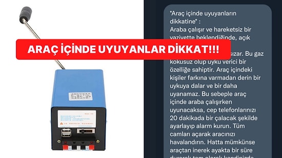 Arabada Uyuyanlar Bilmeli! Depreme Hazır Olmak İçin Arabada Bulundurulması Gereken Şeyler