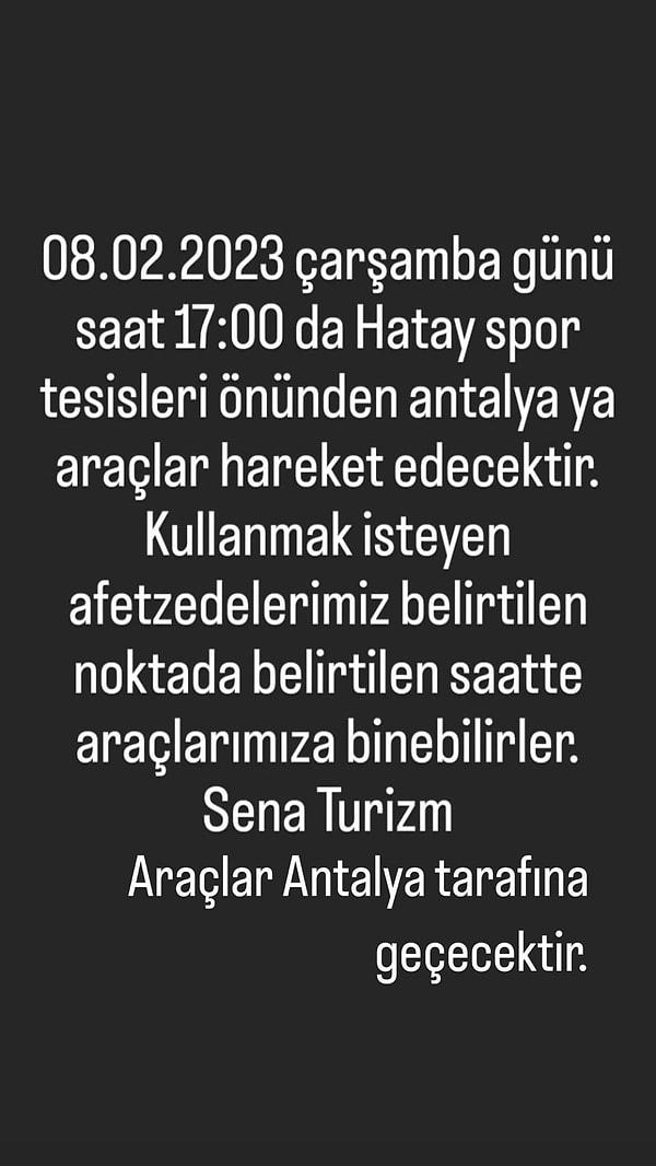Hatay'dan çıkmak isteyen vatandaşlarımız aşağıdaki adresten Antalya'ya gidebilir... Tüm depremzedelerimize geçmiş olsun.