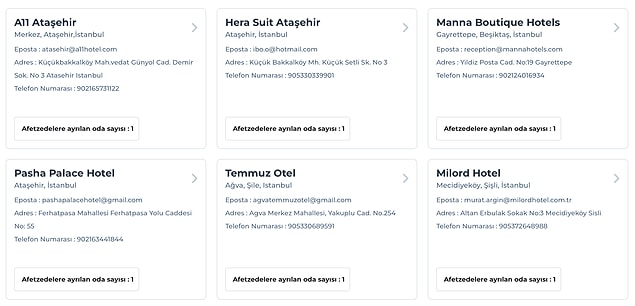 Depremlerden Etkilenen Afetzedelerin Türkiye'nin Çeşitli İllerinde Ücretsiz Konaklayabilecekleri Oteller 62 s 8b16524b9beff06c6cd53a97b954d29681fada86