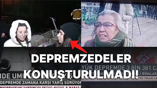 Deprem Bölgesindeki Vatandaşların Sesi Olmak Yerine Sesini Kesen Televizyonların Tepki Çektiği O Anlar