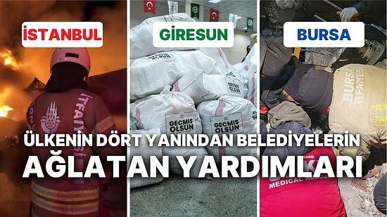 Yardımlaşmanın Kitabını Yazıyoruz! Deprem Bölgesinde Ekipleriyle Yardımlarıyla Can Olan Belediyeler