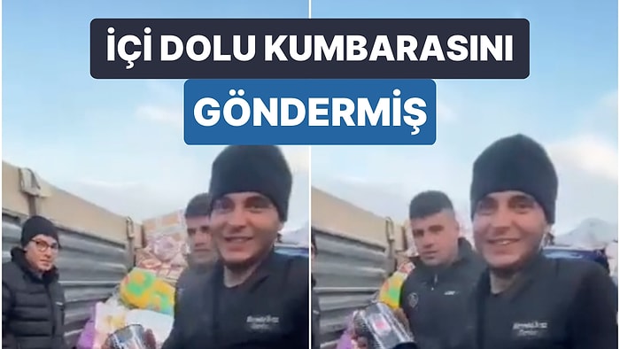 7'den 70'e Herkes Seferber! Yardım Kamyonlarında Bulunan İçi Dolu Kumbaralar Hepimizi Duygulandırdı