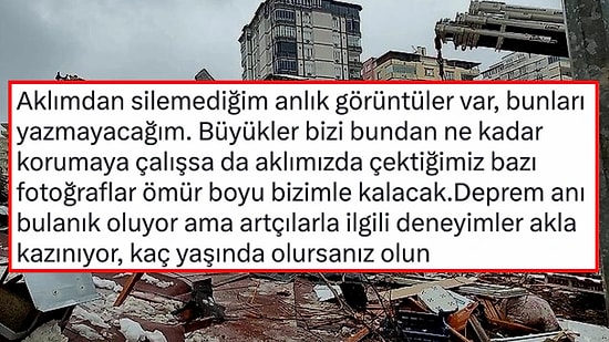 99 Yılında Gölcük'teki Büyük Felaketten Kurtulan Kişinin Depremle İlgili Sözlerine Kulak Verelim