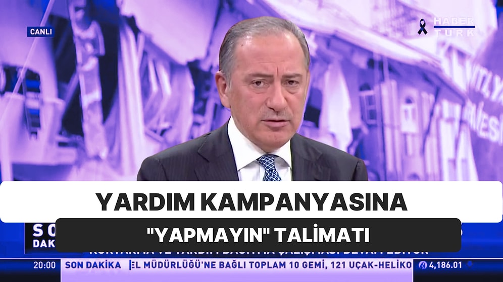 Fatih Altaylı'nın Konteynerler Yardımı Kampanyasına RTÜK'ten Uyarı: Yapmayın!