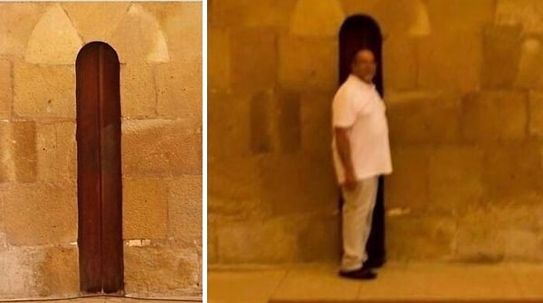 4. Дверь в трапезную монастыря Алкобаса в Португалии специально сделали узкой, чтобы слишком располневшие монахи не могли туда попасть