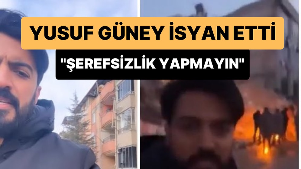 'Doğru Düzgün 1 Tane Kurtarma Ekibi Göremedim' Demişti: Yusuf Güney, 'Devleti Kötüleme' Diyenlere İsyan Etti