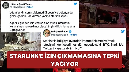 İletişim Sıkıntısı Sürerken Starlink'e İzin Çıkmamasına Tepkiler Çığ Gibi Büyüyor