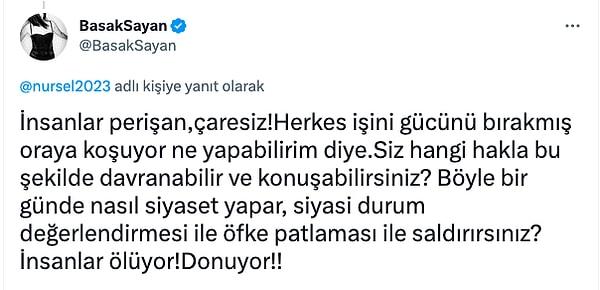 Nursel Reyhanlıoğlu'nun yaptığı açıklamanın ardından sosyal medya kullanıcılarının yorumları şu şekilde oldu: