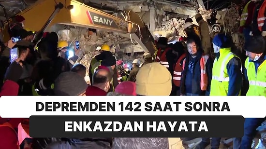 Arama ve Kurtarmadan Saat Saat Son Haberler! 142. Saatte Enkazın Altından Hayata