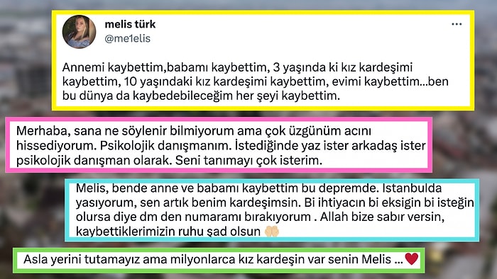 Depremde Tüm Ailesini Kaybeden Genç Kıza Dünyanın Dört Bir Yanından Gelen Destek Gözlerinizi Dolduracak