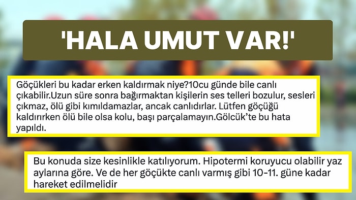 Arama Kurtarmanın Son Bulup Enkaz Kaldırma Çalışmalarının Başlatıldığı İddiası Sosyal Medyada Tepki Çekti!