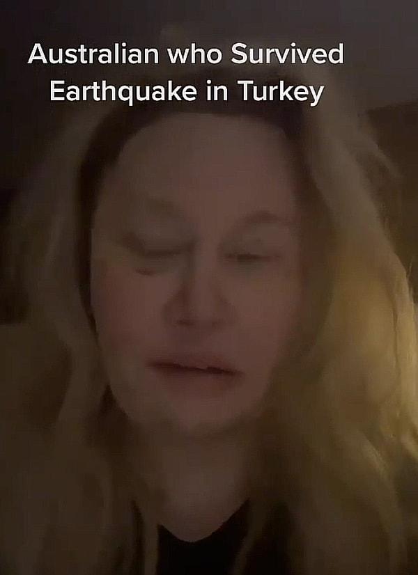 TikTok’ta ise Chloe Pickard adlı Avustralyalı bir kullanıcı deprem anında Hatay’da olduğunu söyleyerek yaşandıklarını anlattı.