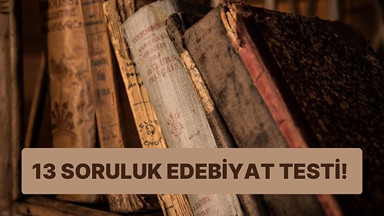 Bu 13 Soruluk Edebiyat Testinde Günde Bir Kitap Bitirenler Başarılı Olacak!