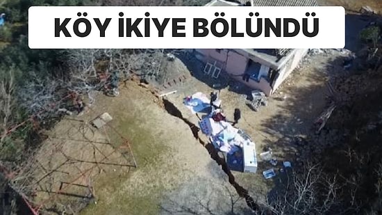 Deprem Köyü İkiye Böldü: Mezarlar Bile Yarıldı