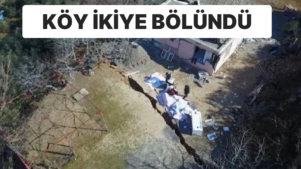 Deprem Köyü İkiye Böldü: Mezarlar Bile Yarıldı