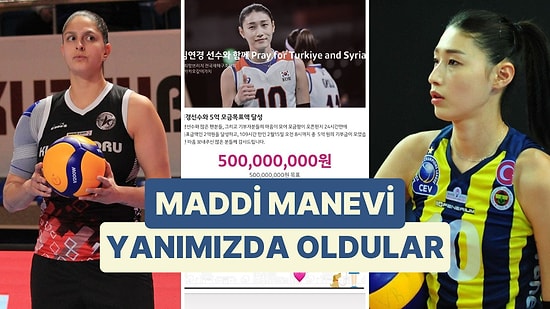 Size Övgüler Yetmez! Voleybolcu Kim Yeon-Koung Milyonlar Topladı, Ana Beatriz Correa Deprem Bölgesine Gitti