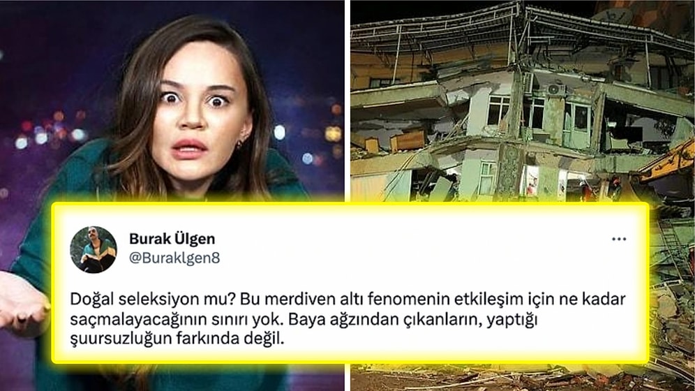 Kahramanmaraş Depremi'ni "Doğal Seleksiyon" Olarak Nitelendiren YouTube Fenomeni Eleştirilerin Odağında
