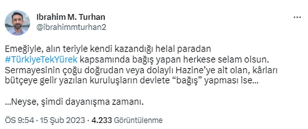 Akabinde de yardımcılarından Prof. Dr. İbrahim Turan duruma yorum yaptı.