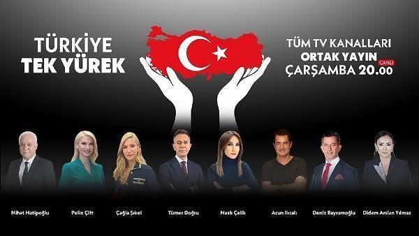 Geçtiğimiz gün, tüm Türkiye tek yürek olarak Kahramanmaraş'ta meydana gelen depreme yardım için televizyonların ortak yayınıyla yardım topladı.